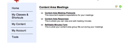 content area meeting_forms